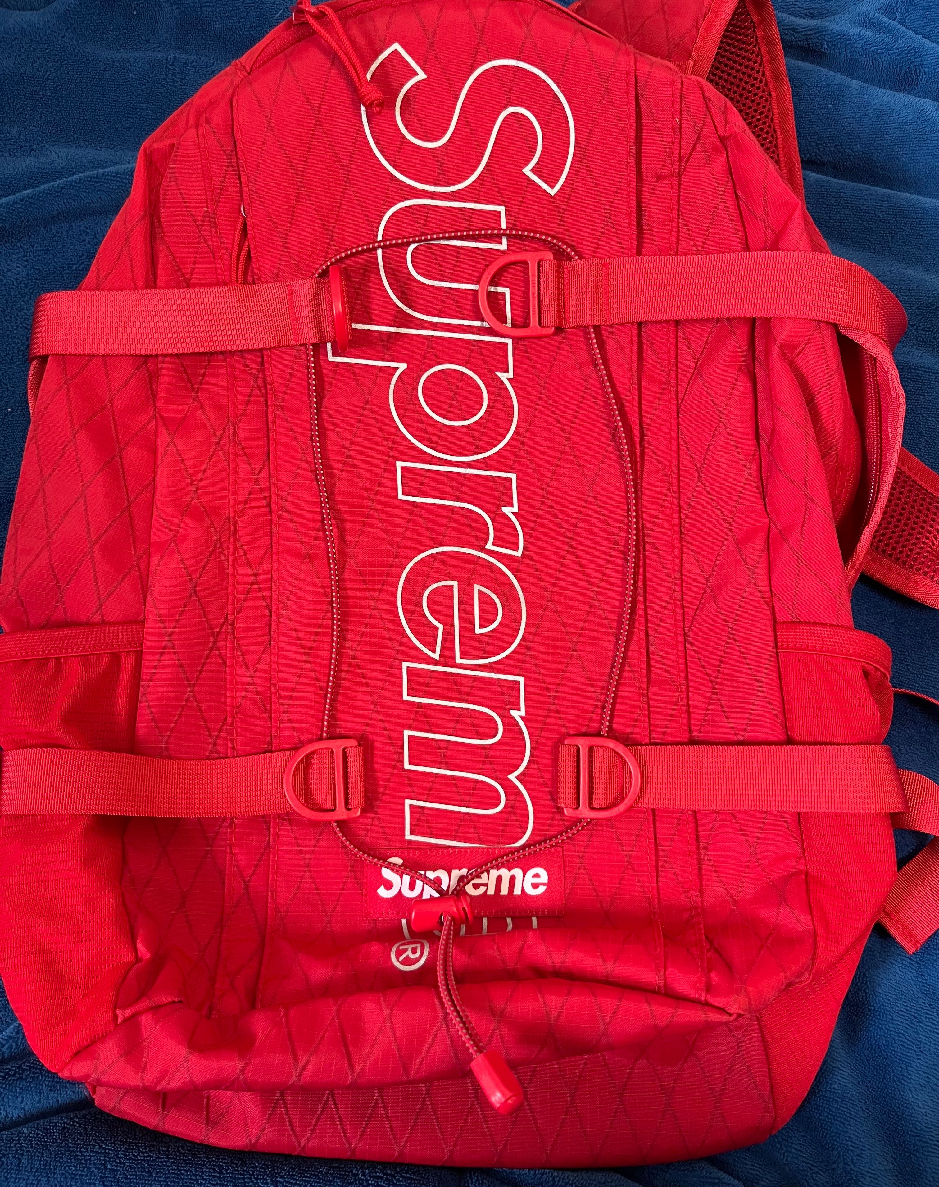 Supreme 18FW Backpack "Red"