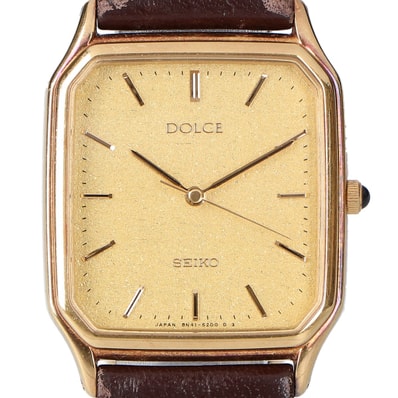 セイコー DOLCEドルチェ 8N41-5150 18KT金無垢ケースクォーツ