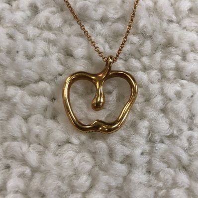 ティファニー アップル YG 18K 3.8g ネックレス