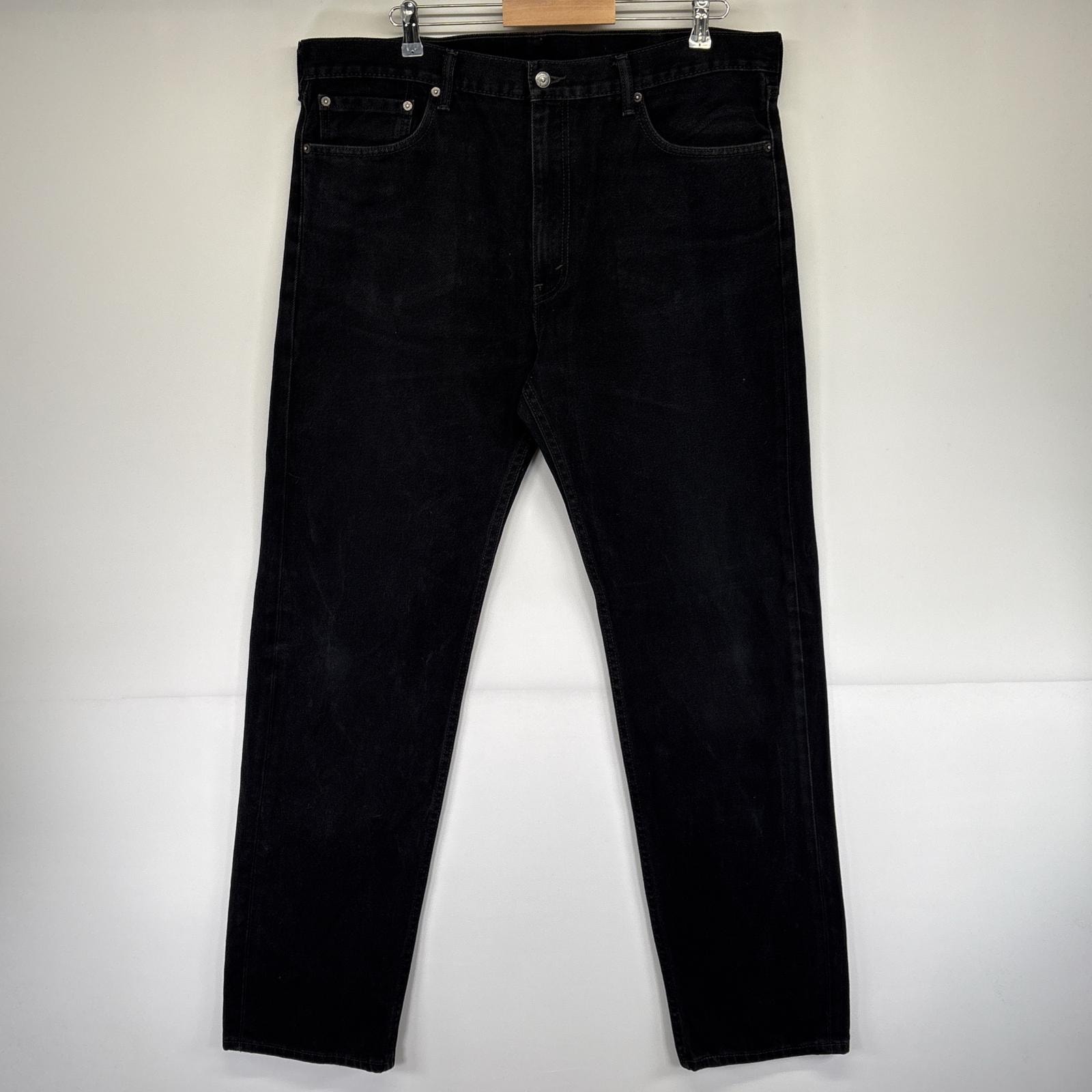 古着 リーバイス Levi's デニムパンツ 505 ストレート ジーパン ジーンズ 色落ち 長ズボン 5ポケット w40 L36 ブラック メンズ
