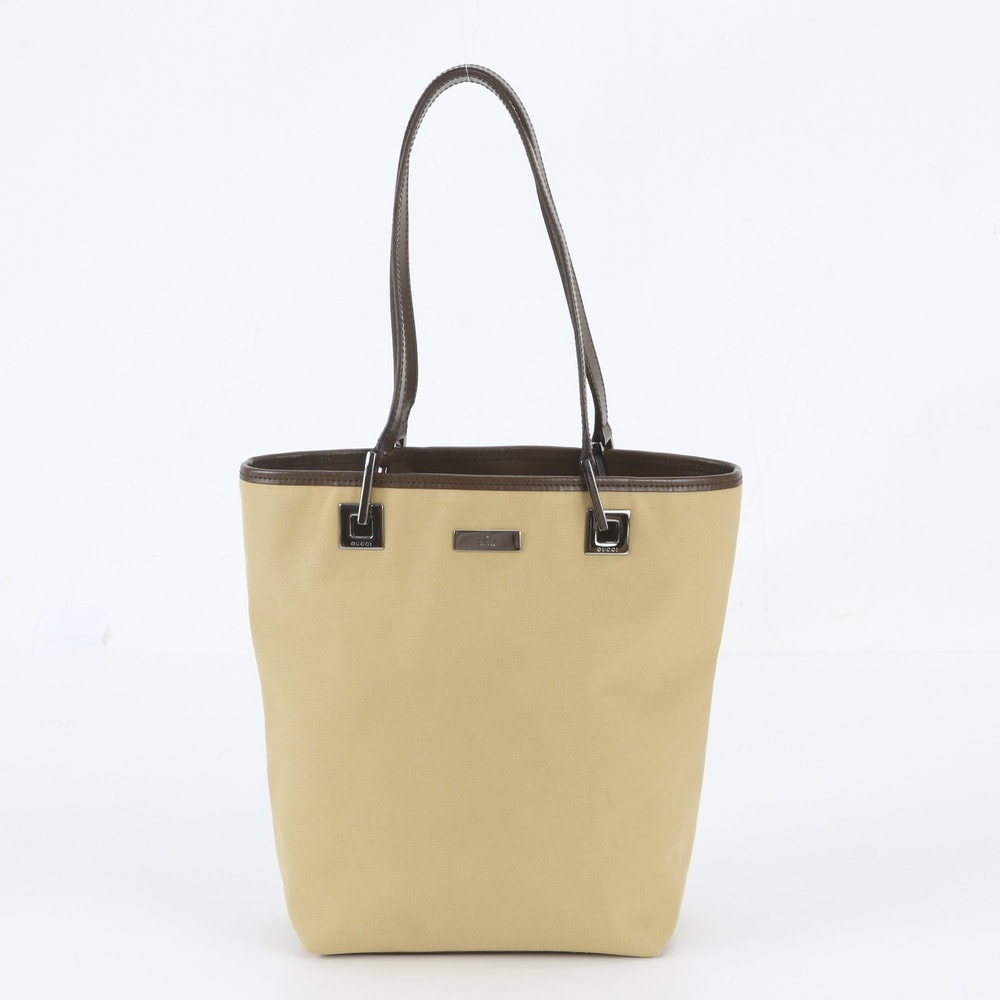 ■極美品 グッチ31244 トート バッグ レザー×キャンバス