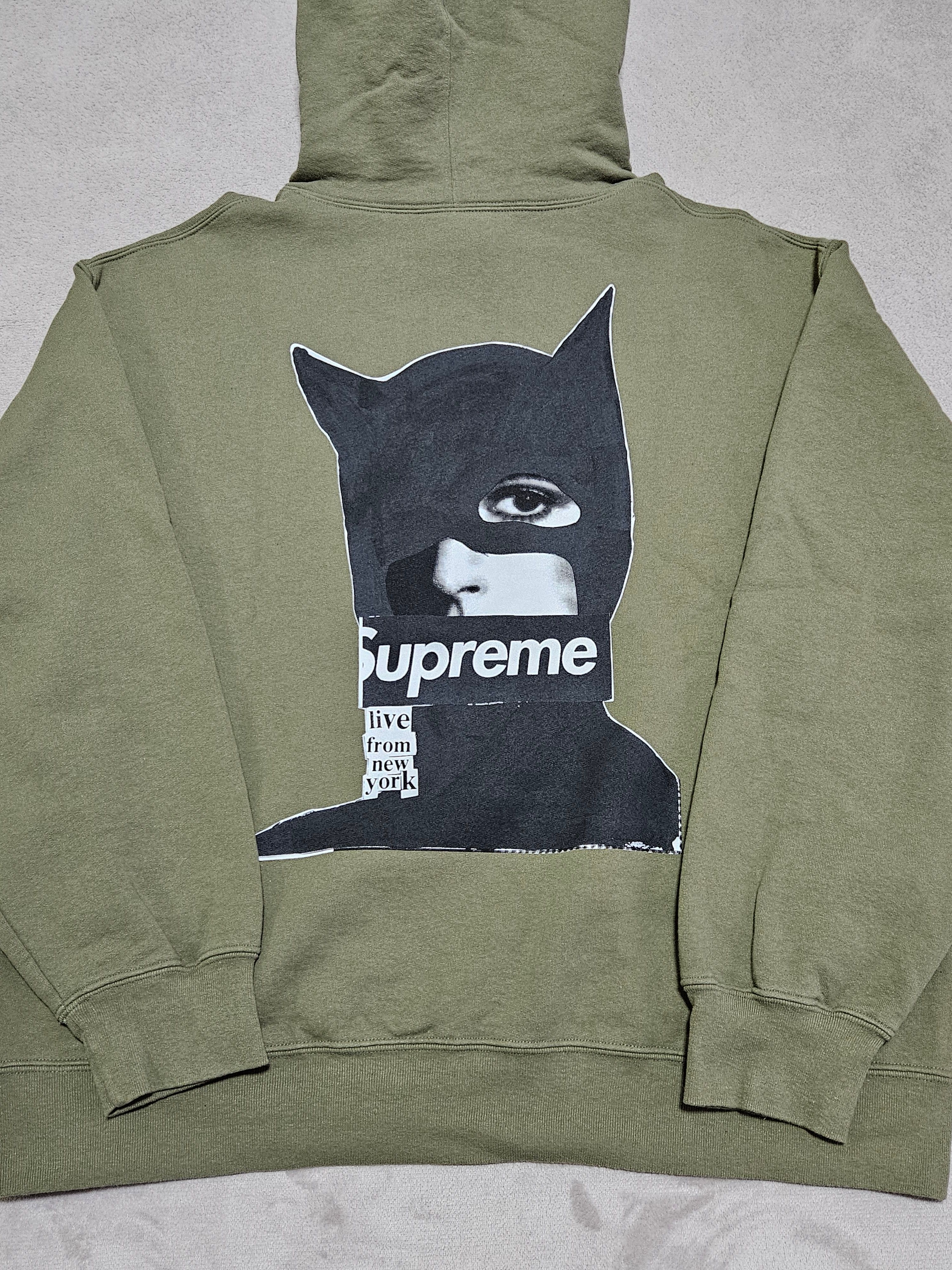 Supreme Catwoman Hooded Sweatshirt "Light Olive"
