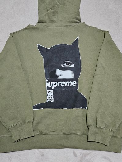 Supreme Catwoman Hooded Sweatshirt "Light Olive"