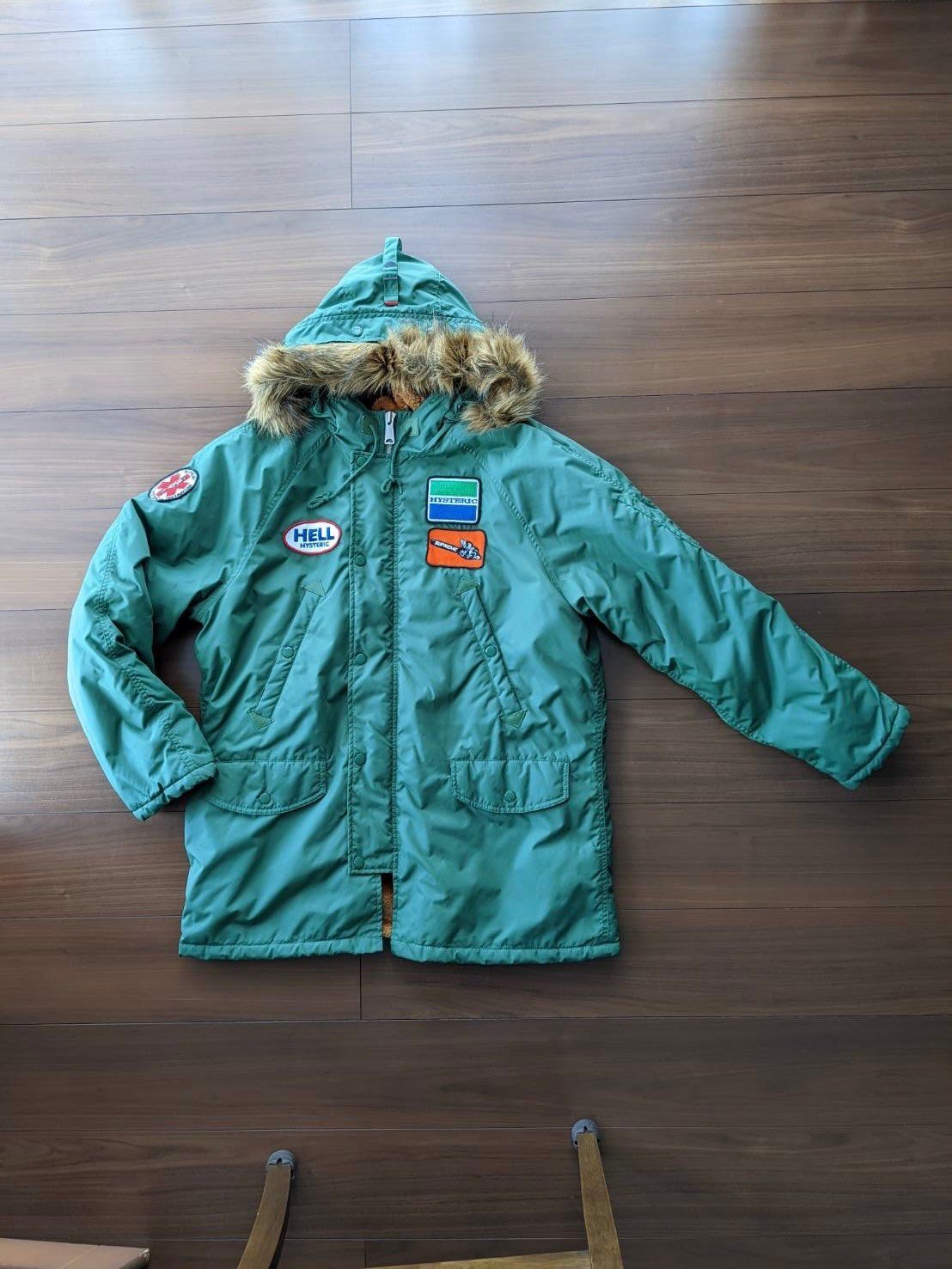 Supreme x HYSTERIC GLAMOUR N-3B Parka "Work Green"