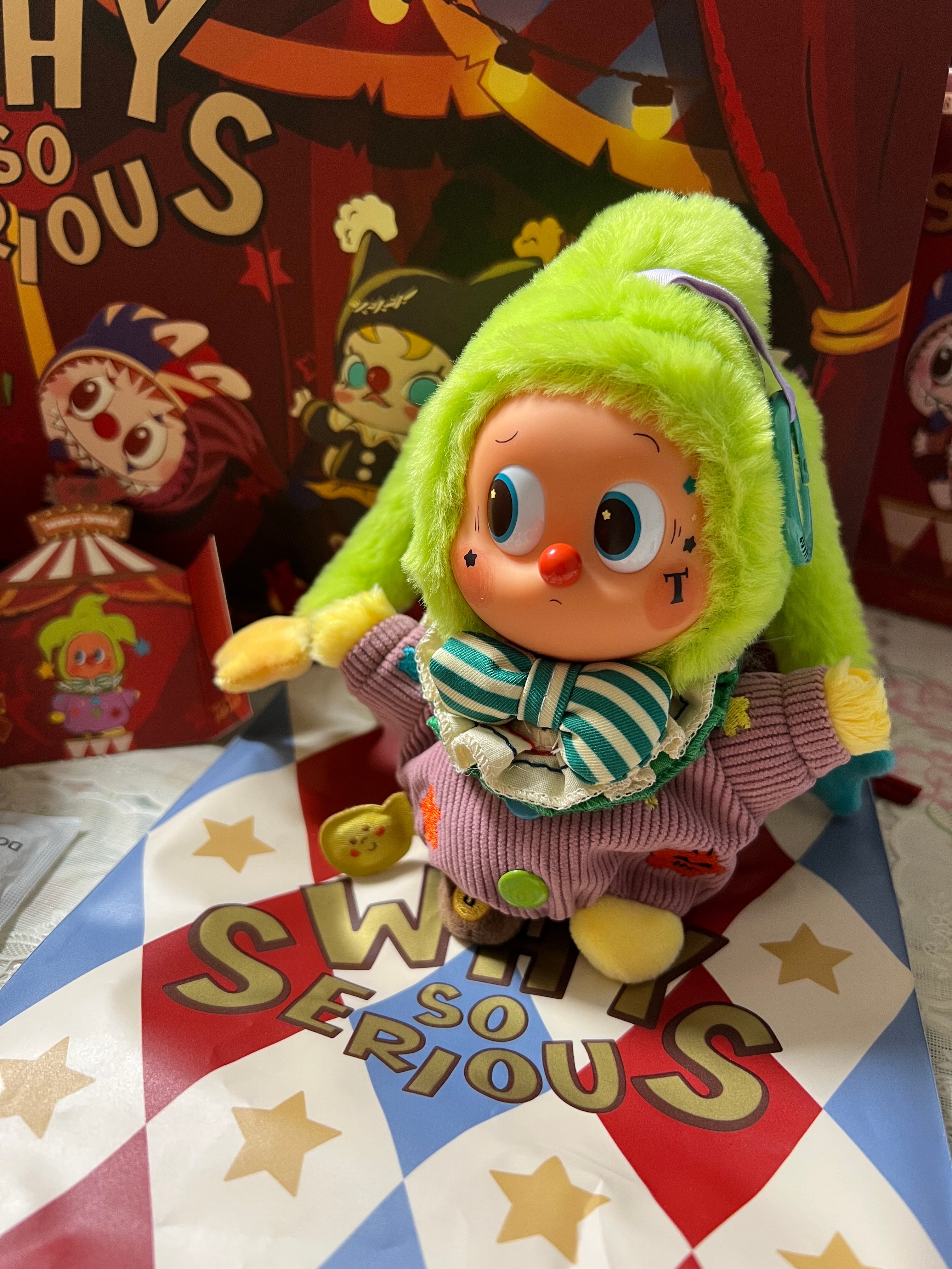 ポップマート ワイ ソー シリアス シリーズ ビニール ぬいぐるみ