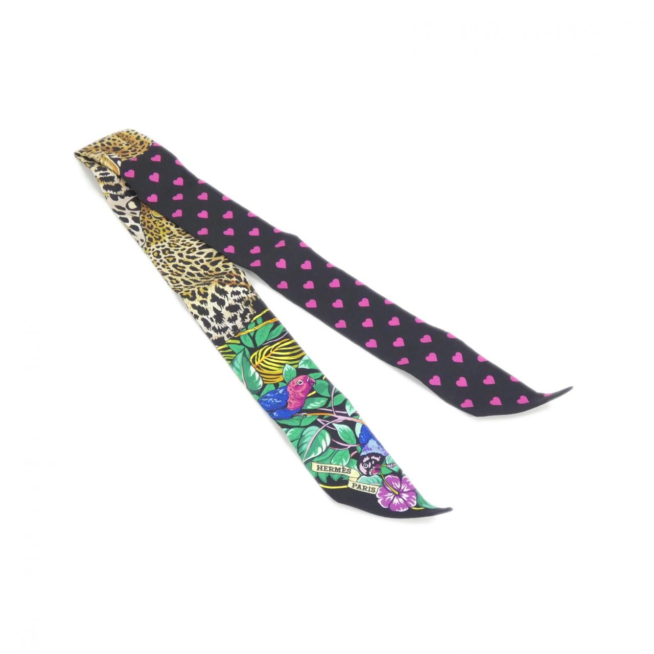 エルメス JUNGLE LOVE LOVE ツイリー 063513S スカーフ