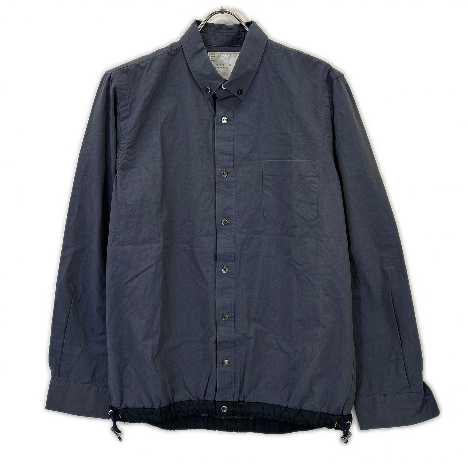 サカイ 14-00700M ドローストリングシャツ 3