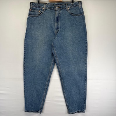 古着 90's/90年代 リーバイス Levi's パンツ テーパード ジップ 5ポケット 560 デニム ワーク ジーンズ w38 L32 ブルー系 メンズ