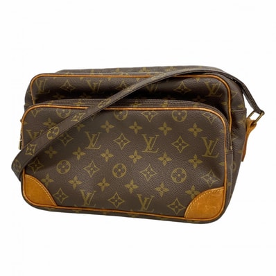 【6db1909】ルイヴィトン ショルダーバッグ モノグラム ナイル M45244 ブラウン【中古】レディース