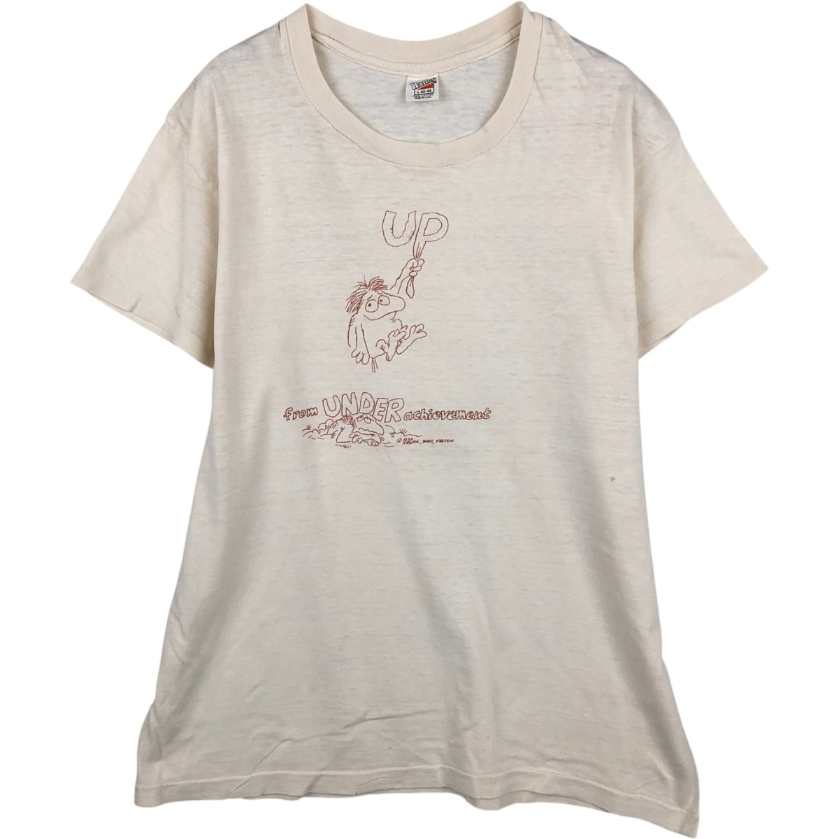 古着 70年代 ヘインズ Hanes プリントTシャツ USA製 メンズL相当 ヴィンテージ/eaa636205
