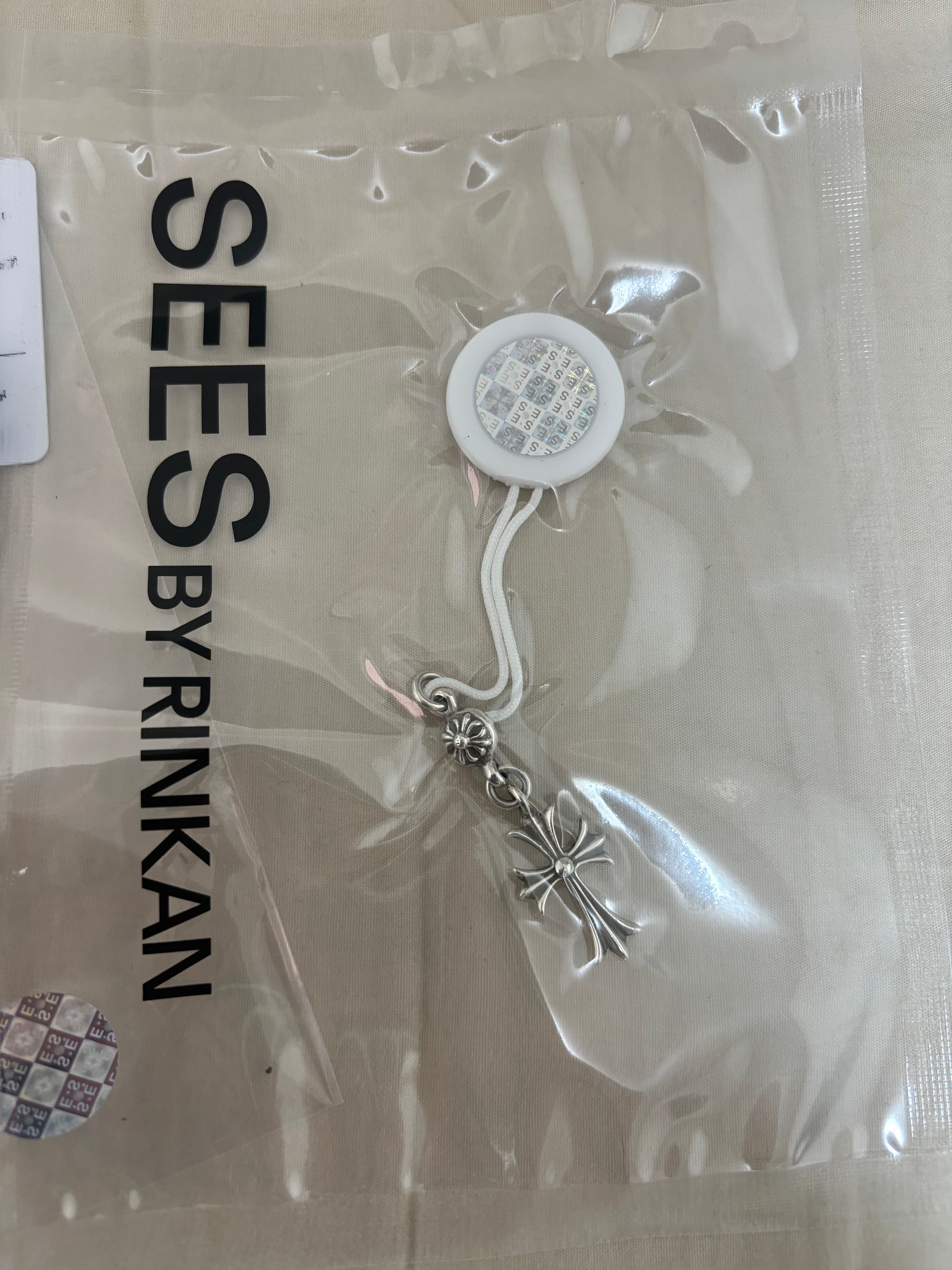 Chrome Hearts 1 Ball Tiny CH Cross Charm "Silver"