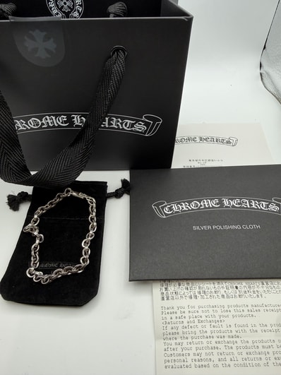 Chrome Hearts Paper Chain Bracelet "Silver"