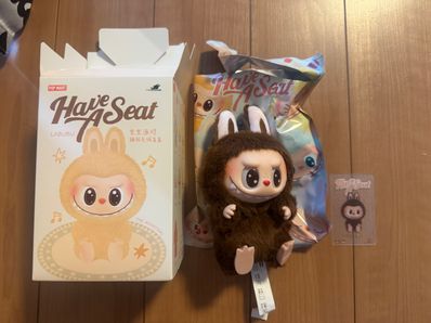 POP MART THE MONSTERS (LABUBU) Have a Seat Plush Series DUODUO (Secret)