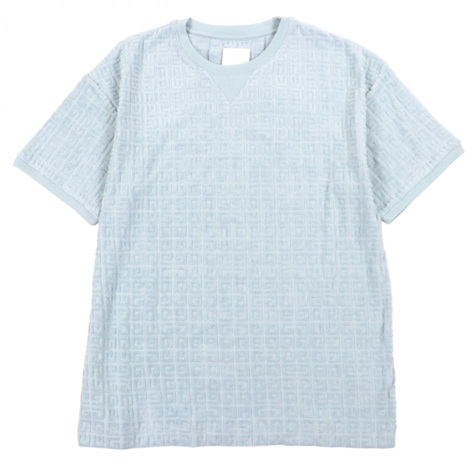 未使用品 ジバンシィ 半袖Tシャツ ライトブルー メンズ M BM71JA3YF0