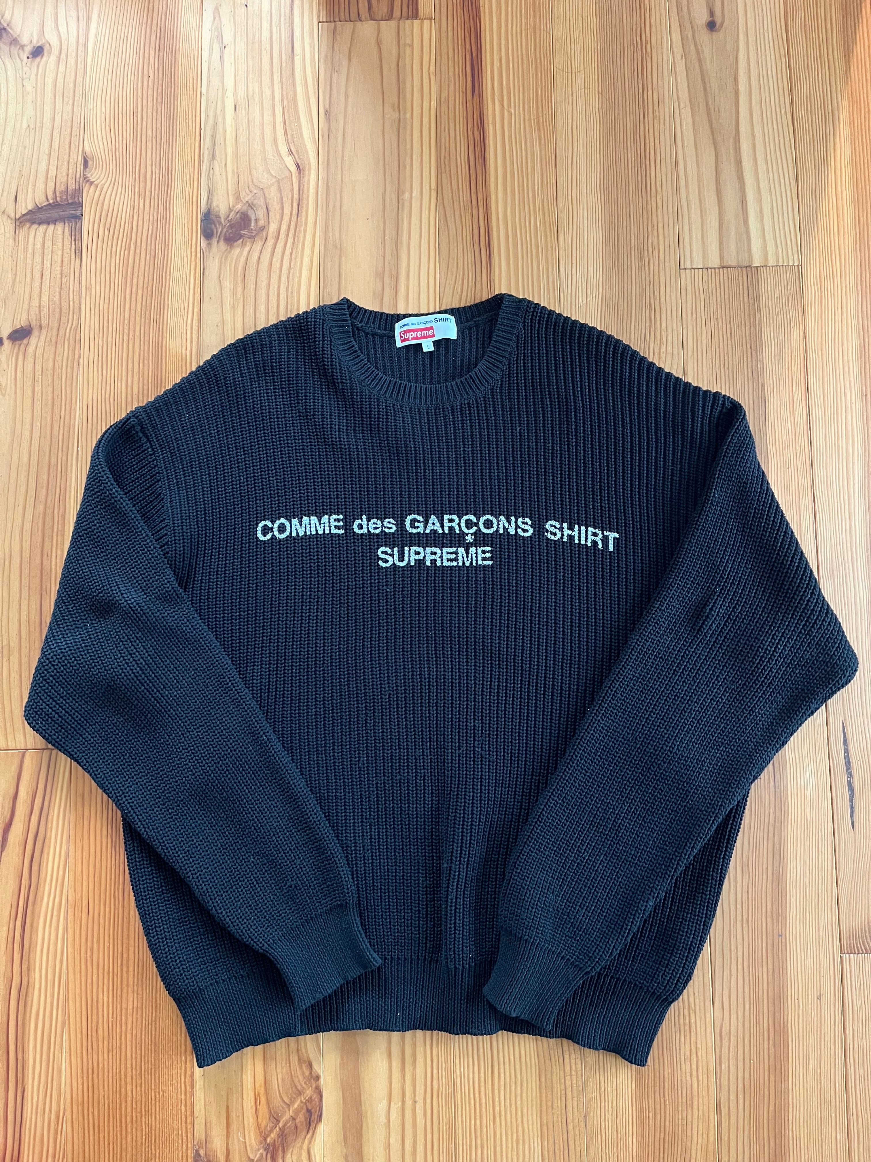 Supreme / Comme des Garçons SHIRT® Sweater "Black"