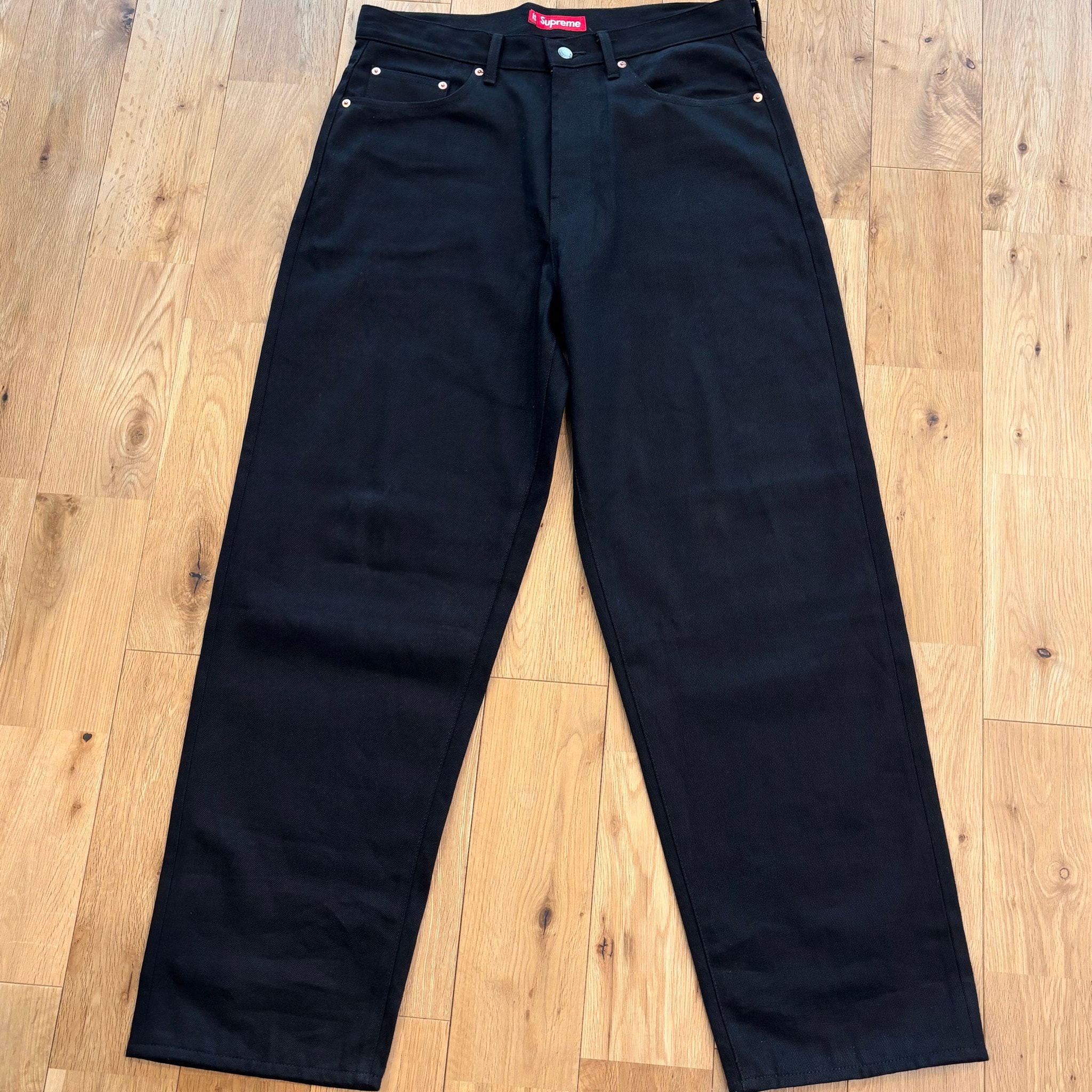 Supreme Rigid Baggy Black Selvedge Jean "Rigid Black"