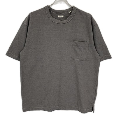 ナナミカ S25FH069 Micro Stripe Pocket Tee Tシャツ M