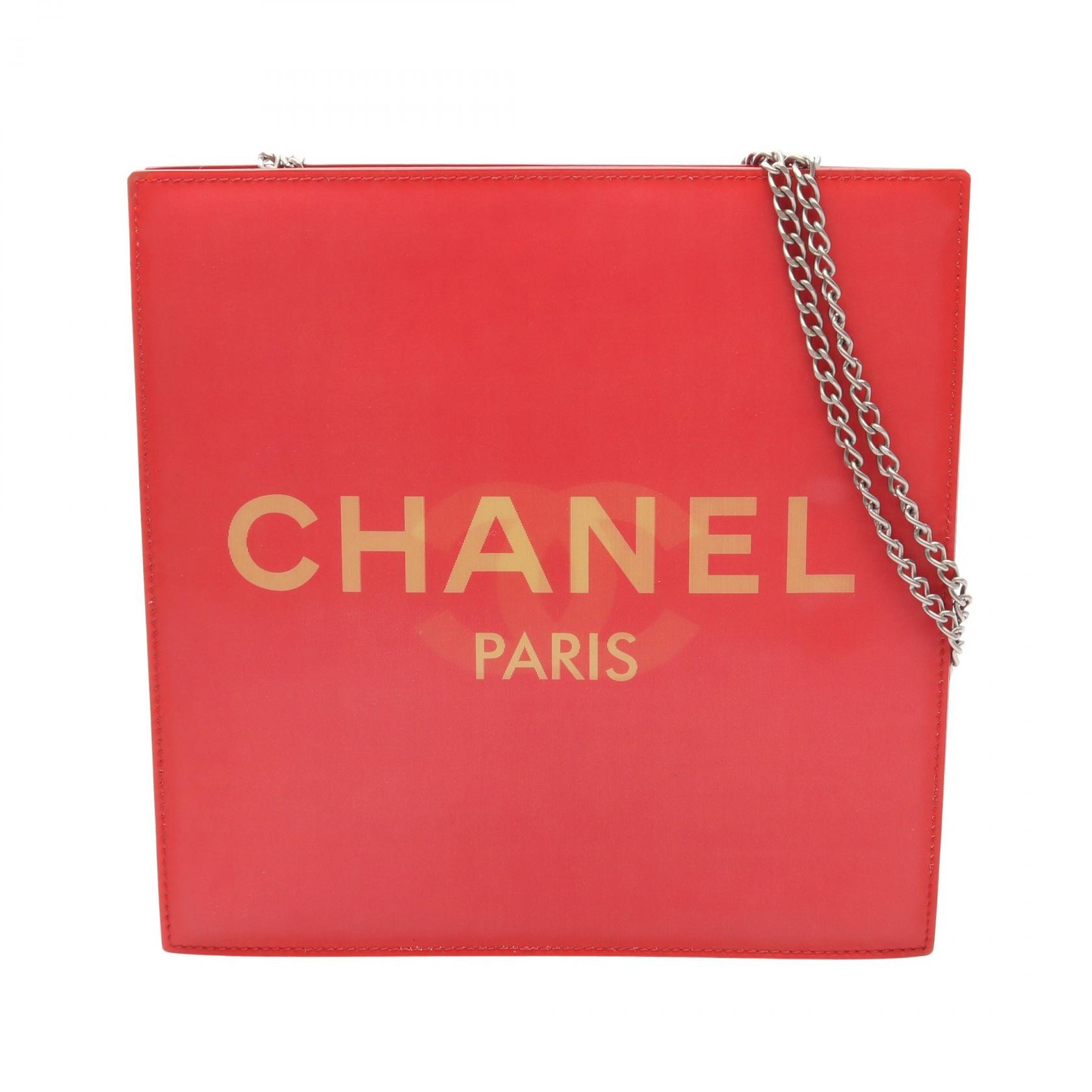 シャネル CHANEL ココマーク ショルダーバッグ バッグ ファブリック レディース レッド系 【中古】