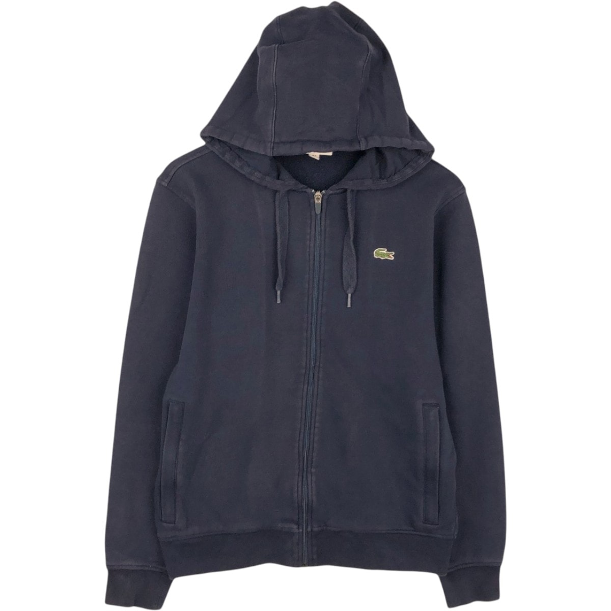 古着 ラコステ LACOSTE CLASSIC FIT スウェットフルジップパーカー メンズM相当/eaa670241