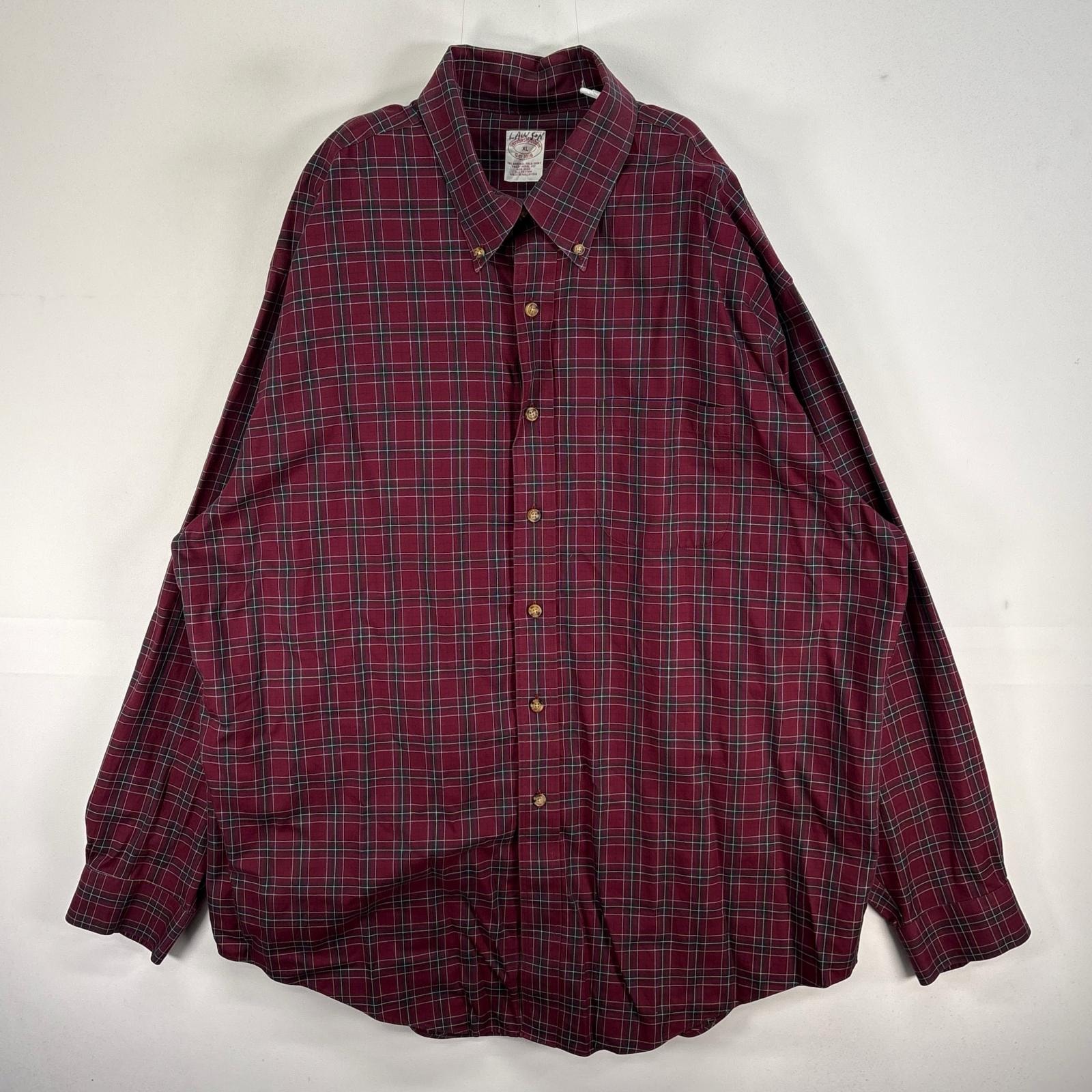 古着 ブルックスブラザーズ Brooks Brothers 長袖シャツ チェック 胸ポケ TRADITIONAL FIT XL  ワインレッド系 マルチカラー メンズ