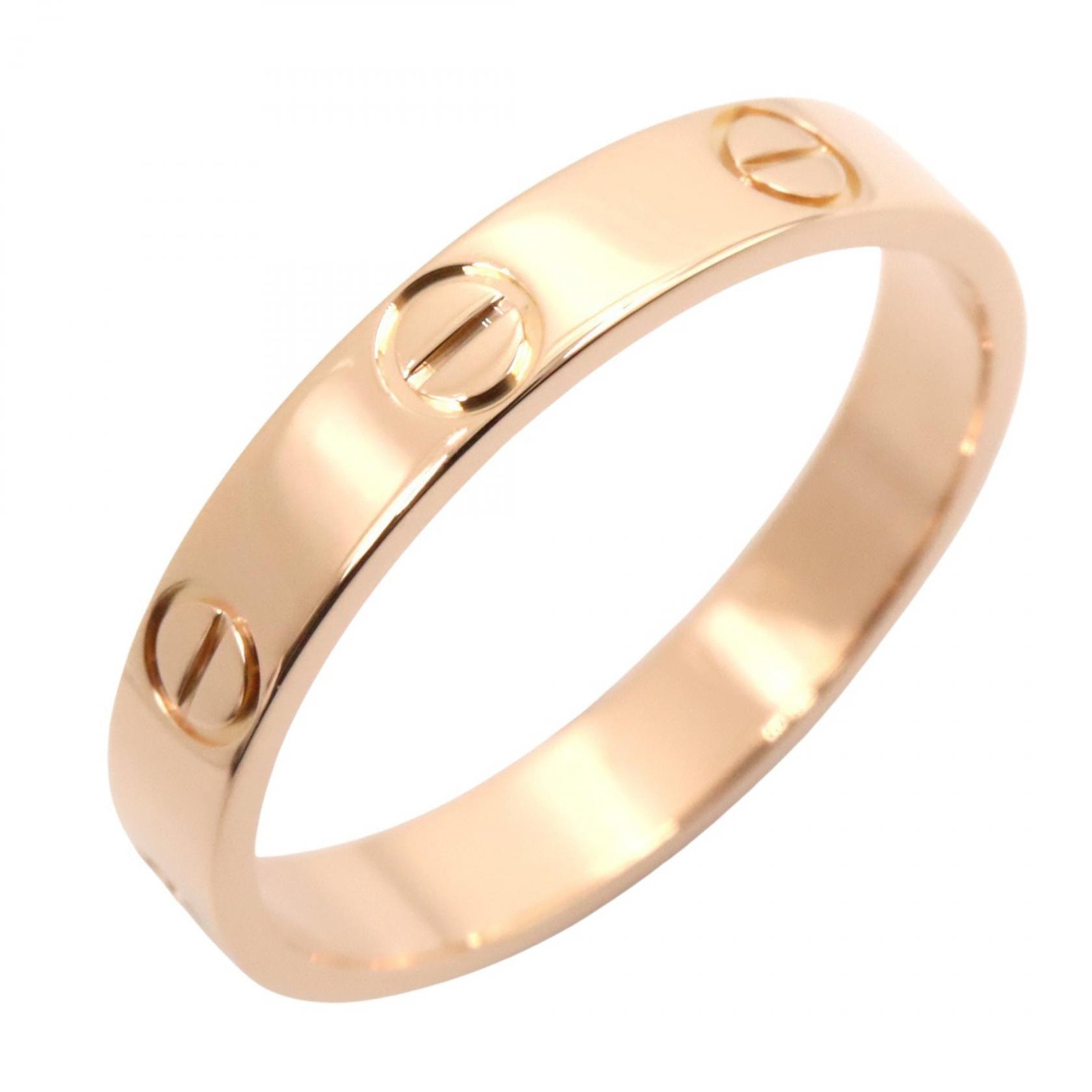 カルティエ CARTIER ミニラブリング リング・指輪 ジュエリー K18PG(ピンクゴールド) メンズ レディース ゴールド系 B4085200 【中古】