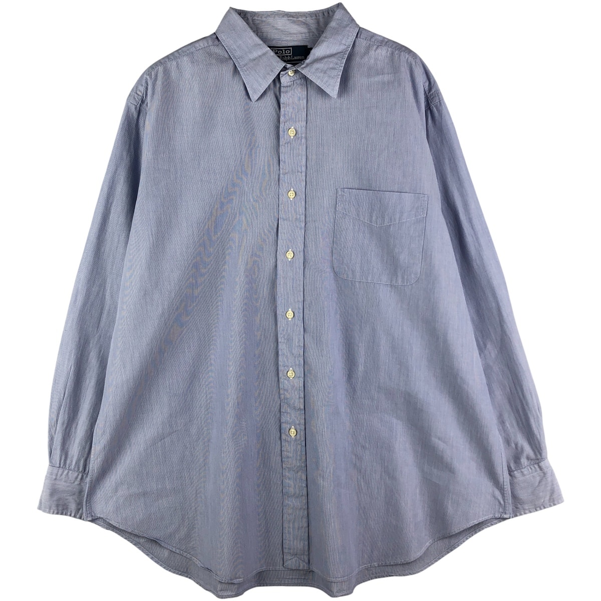 古着 ラルフローレン Ralph Lauren POLO by Ralph Lauren ANDREW 長袖 コットンシャツ メンズXL相当/eaa602905