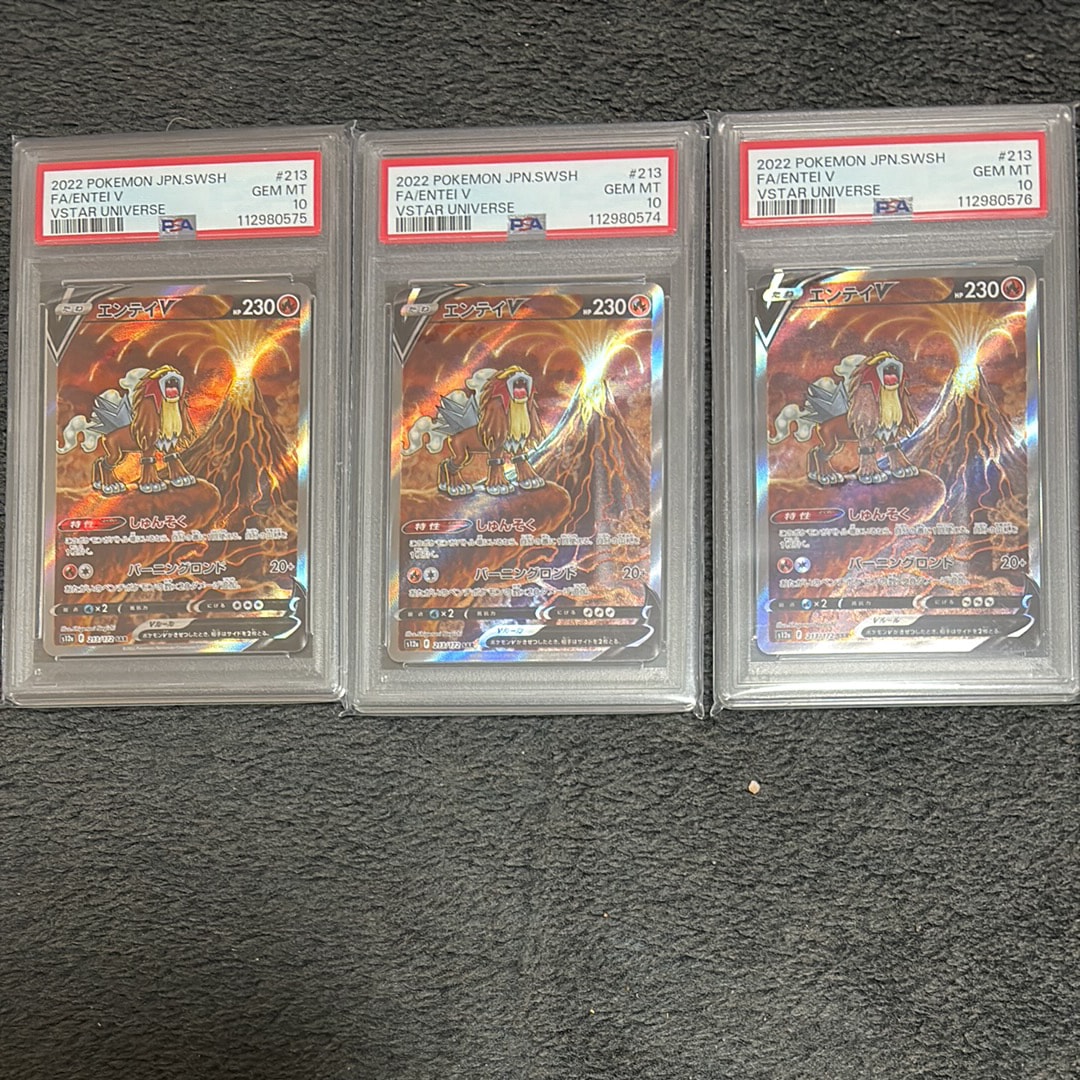 PSA10】エンテイV SAR[s12a 213/172](ハイクラスパック「VSTAR