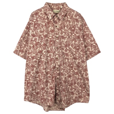 古着 ~90年代 エルエルビーン L.L.Bean 総柄 ハワイアンアロハシャツ カナダ製 メンズXL相当 ヴィンテージ/eaa653111