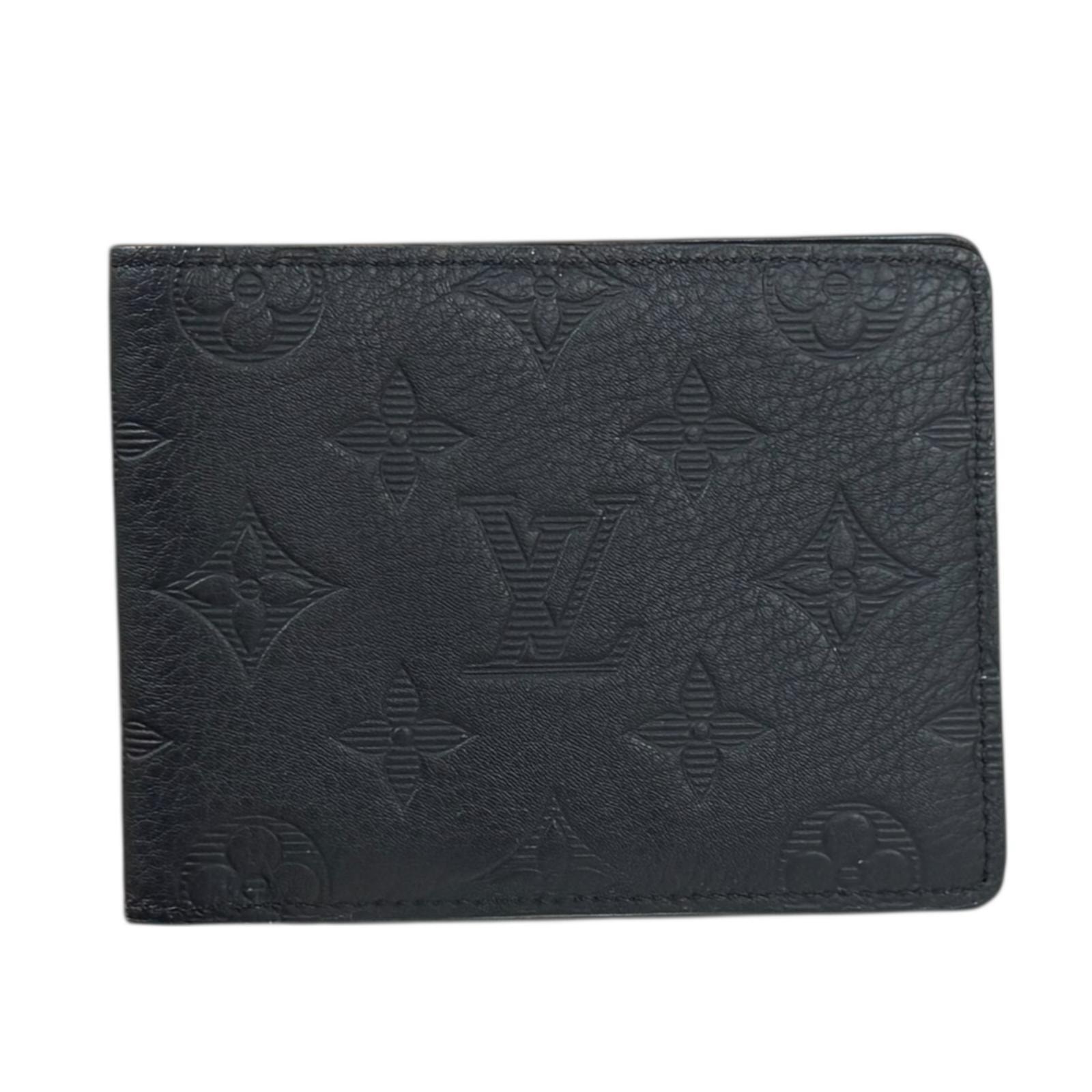 ルイヴィトン ポルトフォイユ ミュルティプル モノグラムトリヨン 二つ折り財布 M82072 メンズ LOUIS VUITTON  中古
