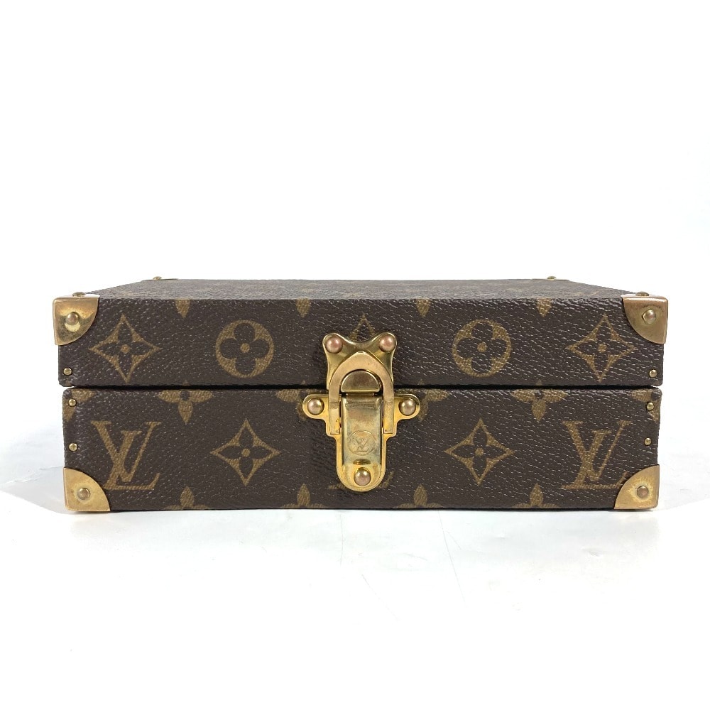 ルイヴィトン LOUIS VUITTON コフレドミノセット モノグラム ドミノ インテリア ゲーム おもちゃ 雑貨 モノグラムキャンバス ブラウン