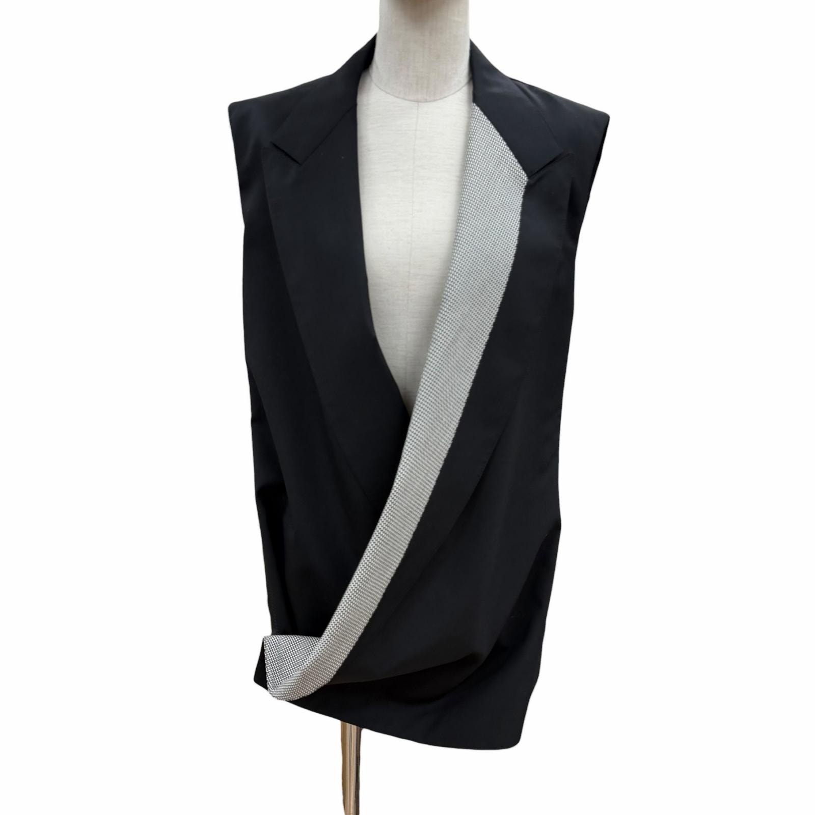 極美品 ルイヴィトン ベスト ブラック レディース 34