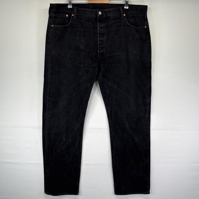 古着 リーバイス Levi's デニムパンツ 501 ストレート 大きいサイズ ジーンズ ジーパン 5ポケット 長ズボン w44 L34 ブラック メンズ