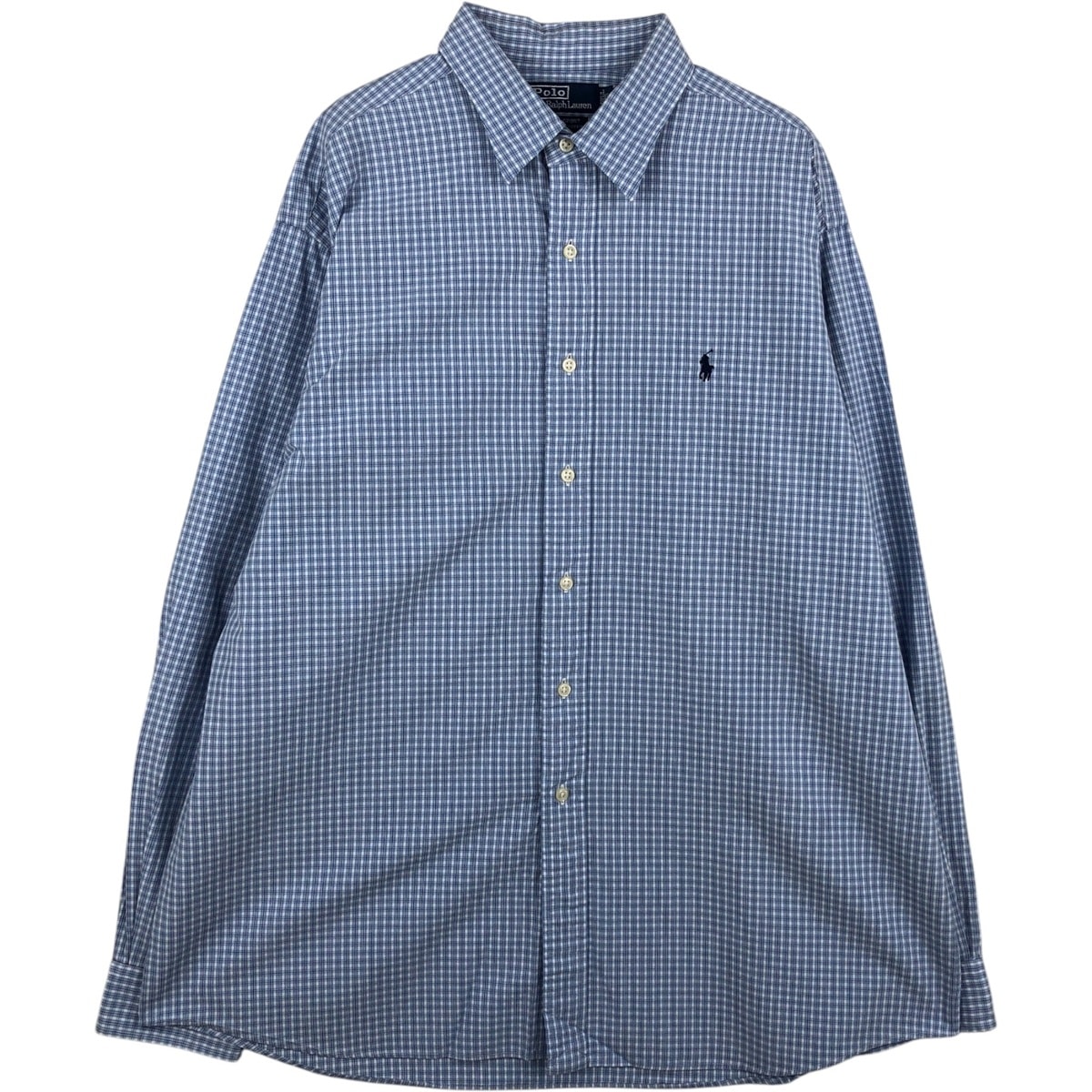 古着 ラルフローレン Ralph Lauren POLO by Ralph Lauren LOWELL SPORT 長袖 コットンチェックシャツ メンズXL相当/eaa634491