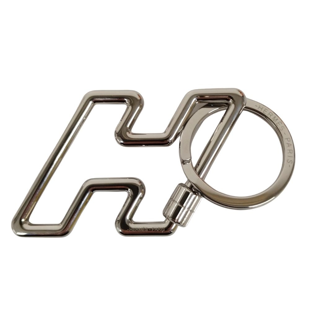 HERMES エルメス Hロゴ Hトゥスピード キーホルダー シルバー 51271