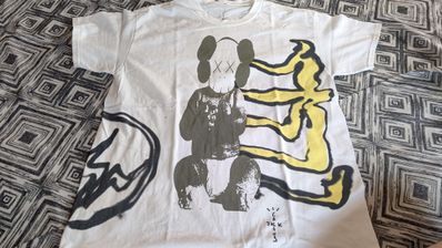 Travis Scott Cactus Jack x KAWS For Fragment Tee "White"