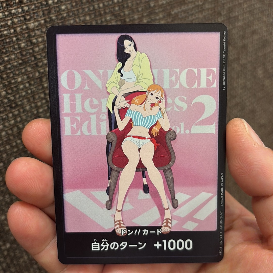 ドン!!カード (ナミ&ロビン)(エクストラブースター「ヒロインズエディション Vol.2」)