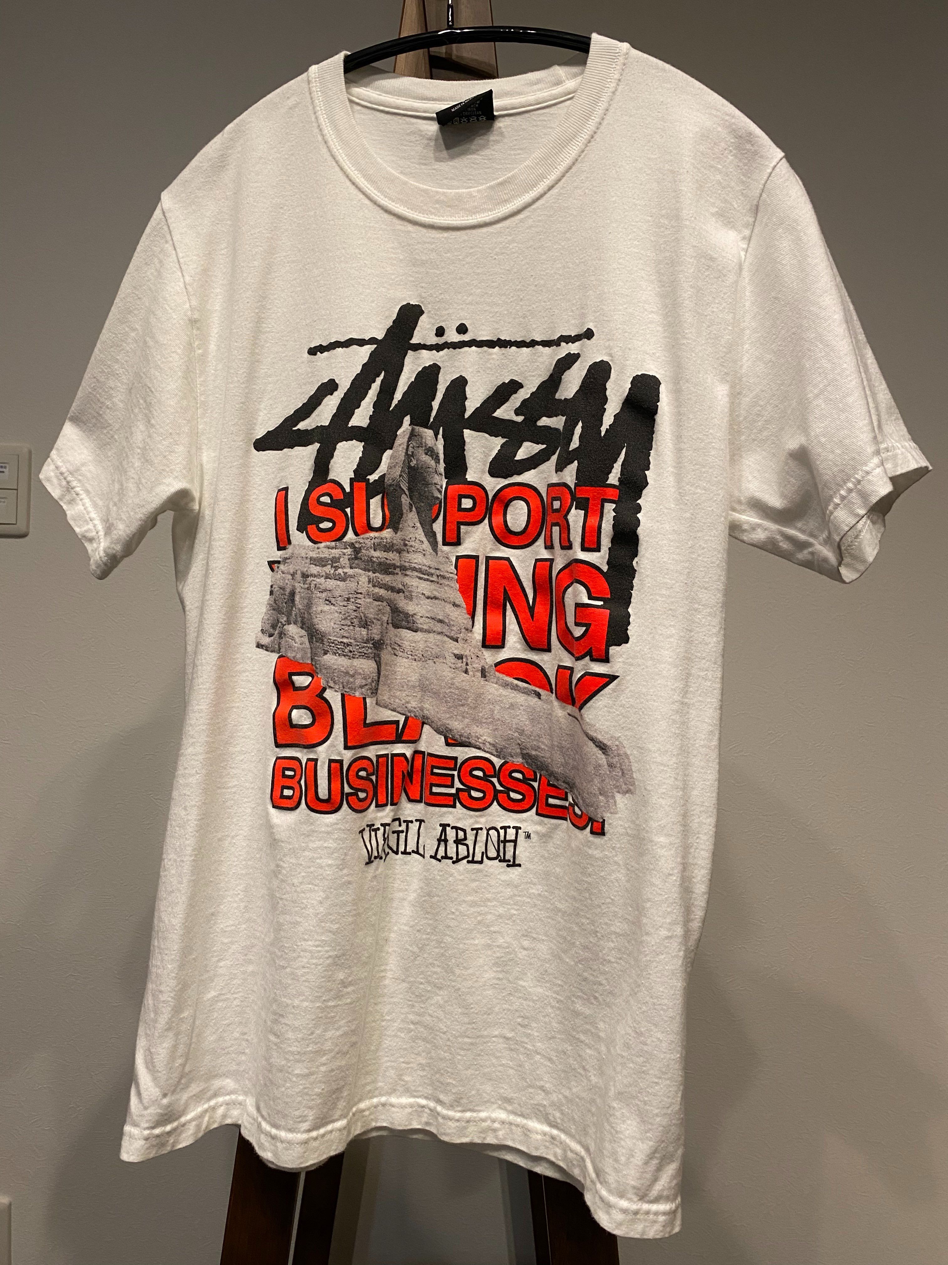 Stussy x Virgil Abloh World Tour Collection T-Shirt "White"