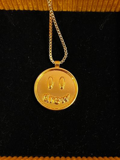 drew house mascot pendant necklace "Gold"