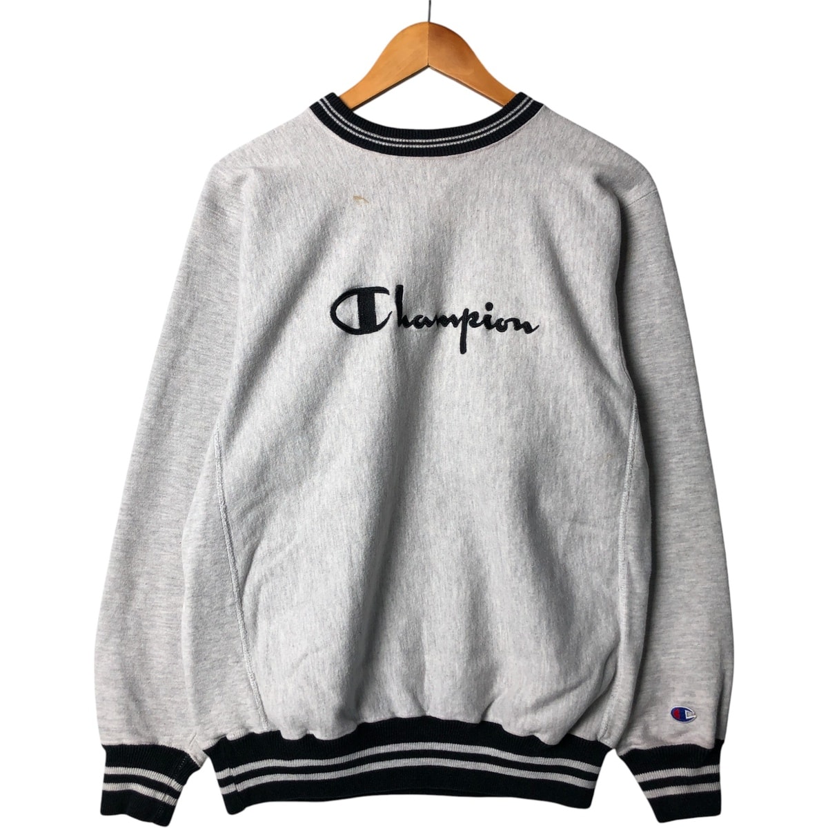 古着 90年代 チャンピオン Champion REVERSE WEAVE リバースウィーブ 刺繍タグ カレッジスウェットシャツ トレーナー USA製 メンズL相当 ヴィンテージ/eaa583224