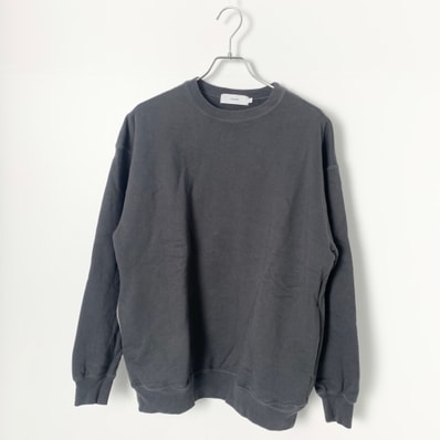 Graphpaper Sweat Crew トレーナー チャコールグレー
