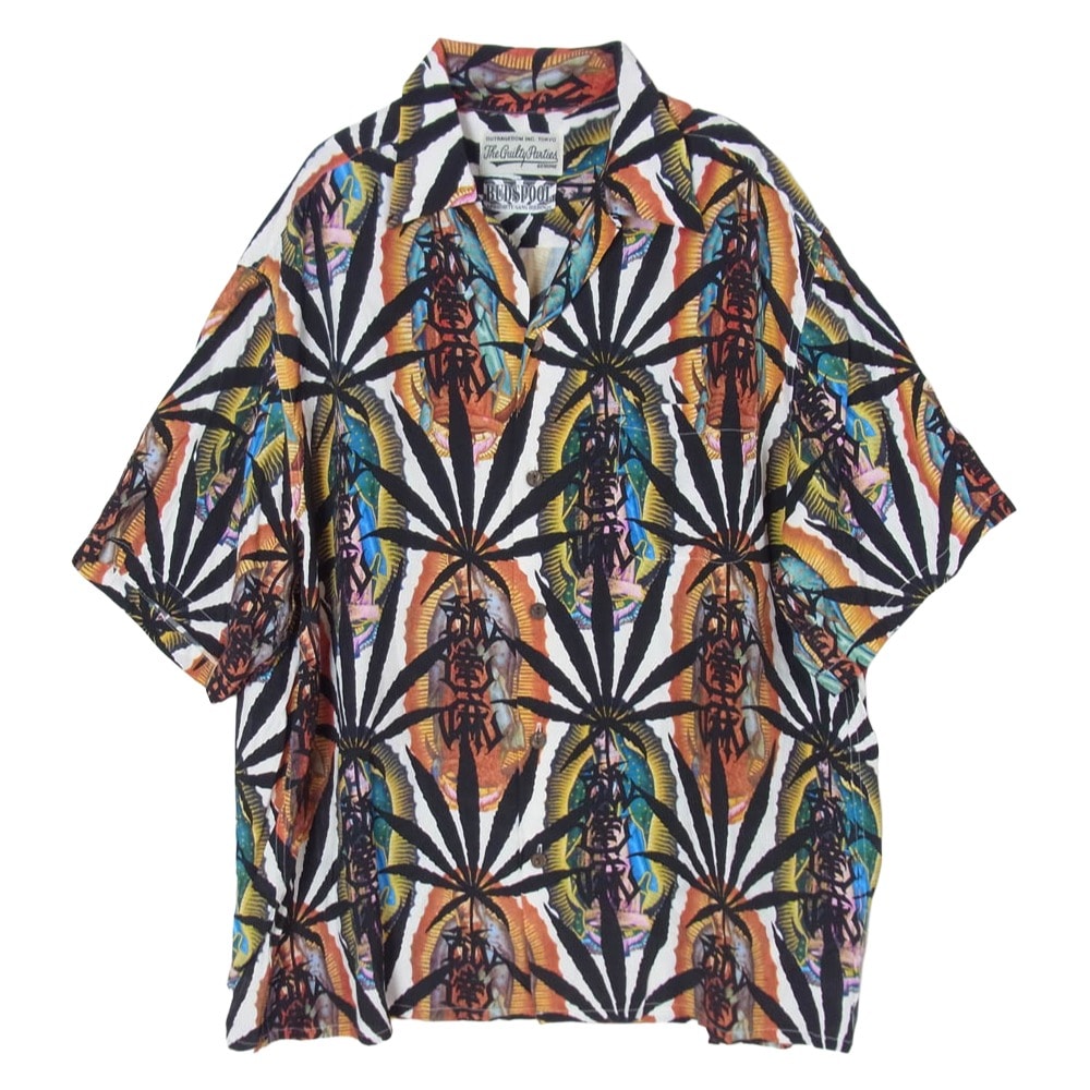 WACKO MARIA x Soktas Gingham Check Open Collar Shirt 