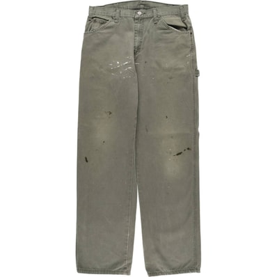 古着 ディッキーズ Dickies ペイント ダックペインターパンツ メンズw34相当/eaa558110