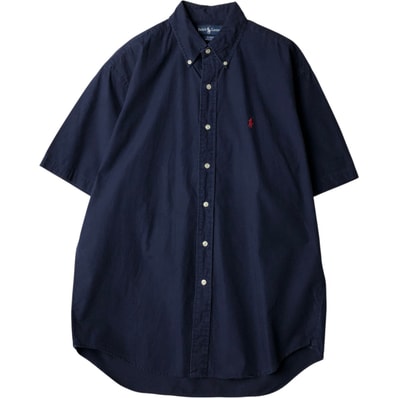 古着 ラルフローレン Ralph Lauren BLAKE 半袖 ボタンダウンシャツ メンズM相当/eaa636679