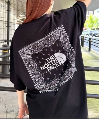 THE NORTH FACE WHITE LABEL ザ・ノースフェイス ホワイトレーベル バンダナ Tシャツ 韓国 115 3XL オーバーサイズ