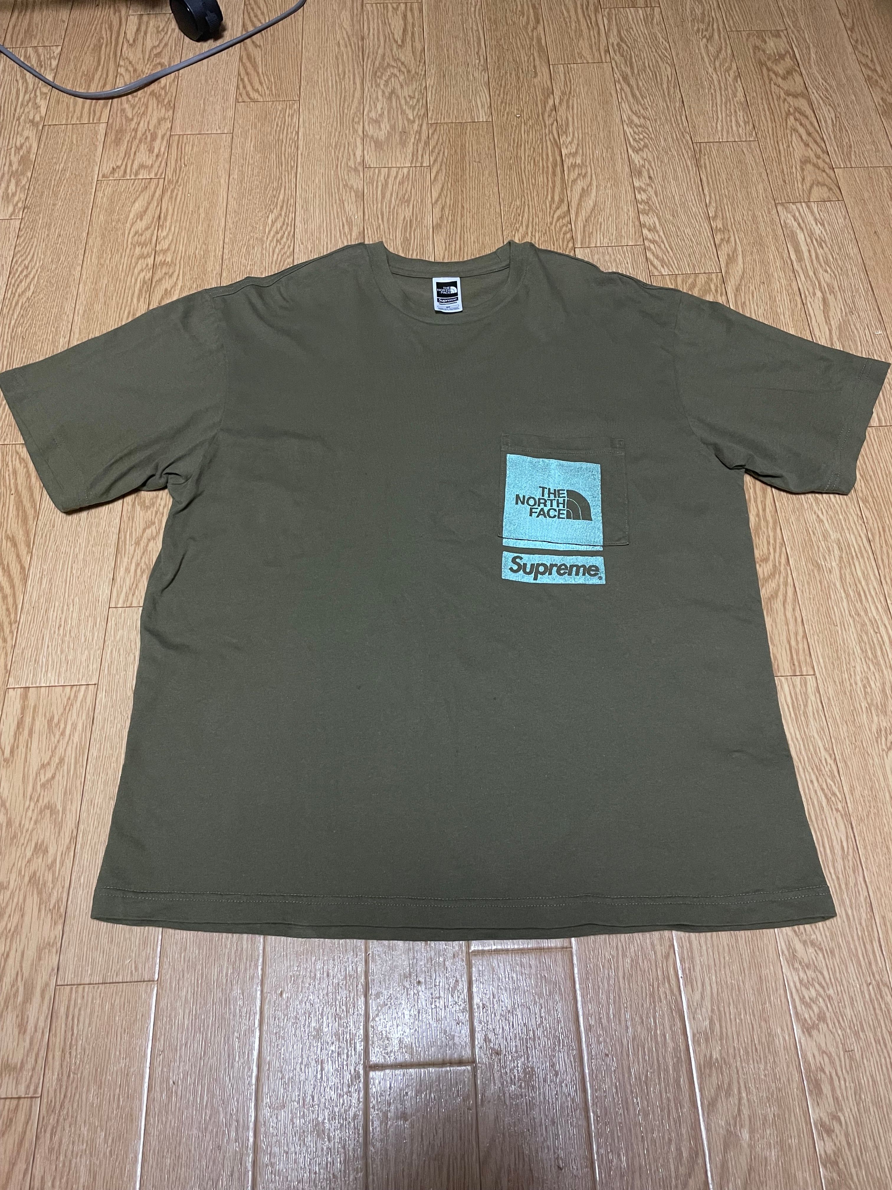 Supreme x The North Face Printed Pocket Tee "Olive"