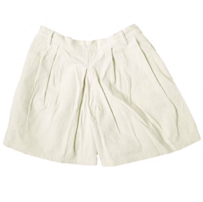 orslow オアスロウ 日本製 コーデュロイタックワイドショーツ 1 ECRU ショーツ イージー ショートパンツ キュロット ボトムス g13635
