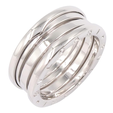 ブルガリ BVLGARI B-zero1 ビーゼロワン リング 3バンド リング・指輪 ジュエリー K18WG(ホワイトゴールド) メンズ レディース シルバー系 346583 【中古】