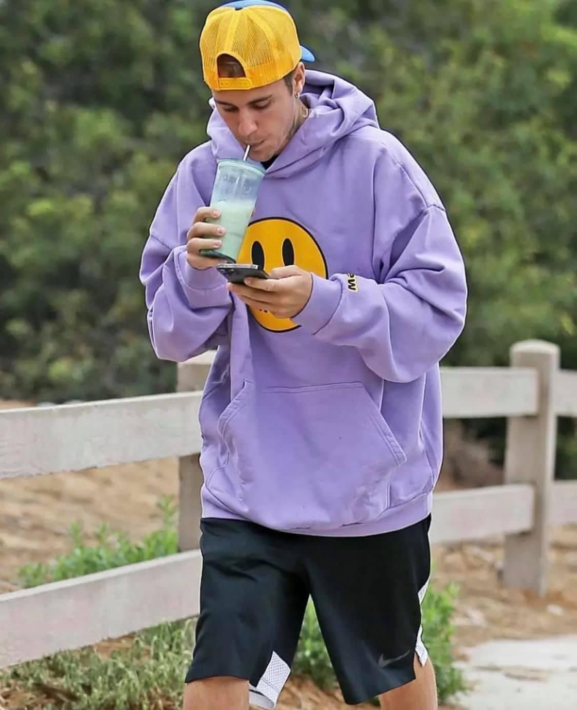 drew house secret deconstructed hoodie "Lavender"
