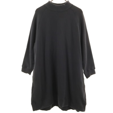 BEAMS BOY ビームスボーイ 長袖 スウェット ワンピース チャコールグレー