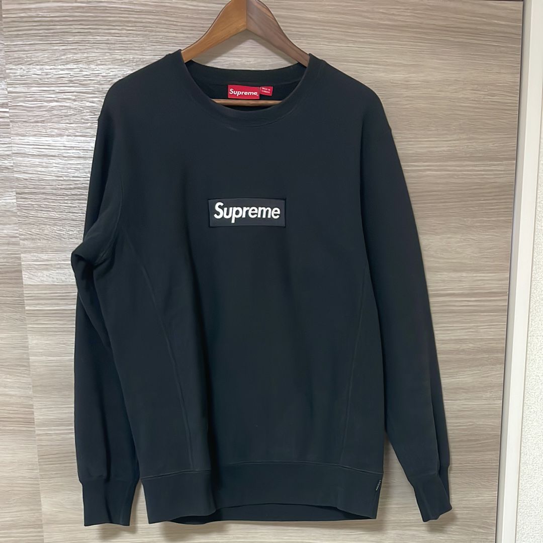 Supreme Box Logo Crewneck Sweatshirt "Black" (18FW)